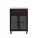 Laviva Nova Brown Bathroom Vanity With White Ceramic Basin Countertop - Laviva - Ambient Home