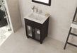 Laviva Nova Brown Bathroom Vanity With White Ceramic Basin Countertop - Laviva - Ambient Home