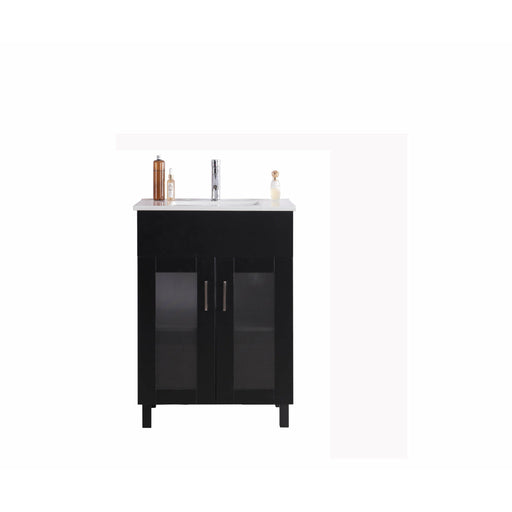 Laviva Nova Espresso Bathroom Vanity With White Ceramic Basin Countertop - Laviva - Ambient Home