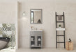 Laviva Nova Grey Bathroom Vanity With White Ceramic Basin Countertop - Laviva - Ambient Home