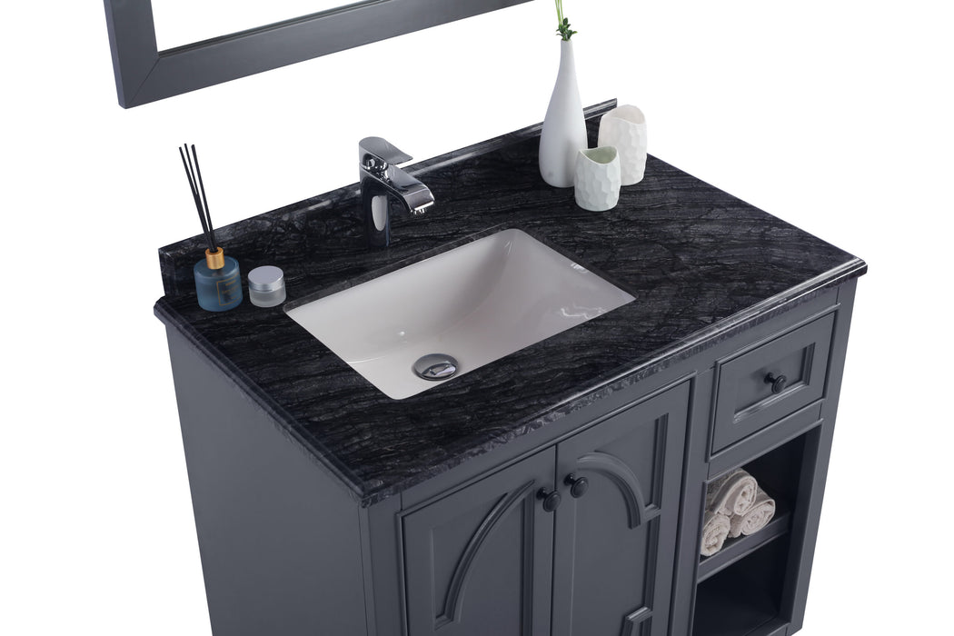 Laviva Odyssey 36" Maple Grey Bathroom Vanity With Countertop - Laviva - Ambient Home