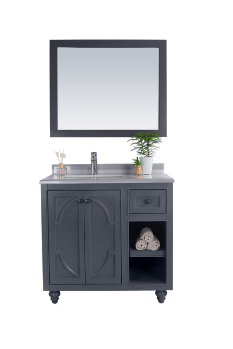 Laviva Odyssey 36" Maple Grey Bathroom Vanity With Countertop - Laviva - Ambient Home