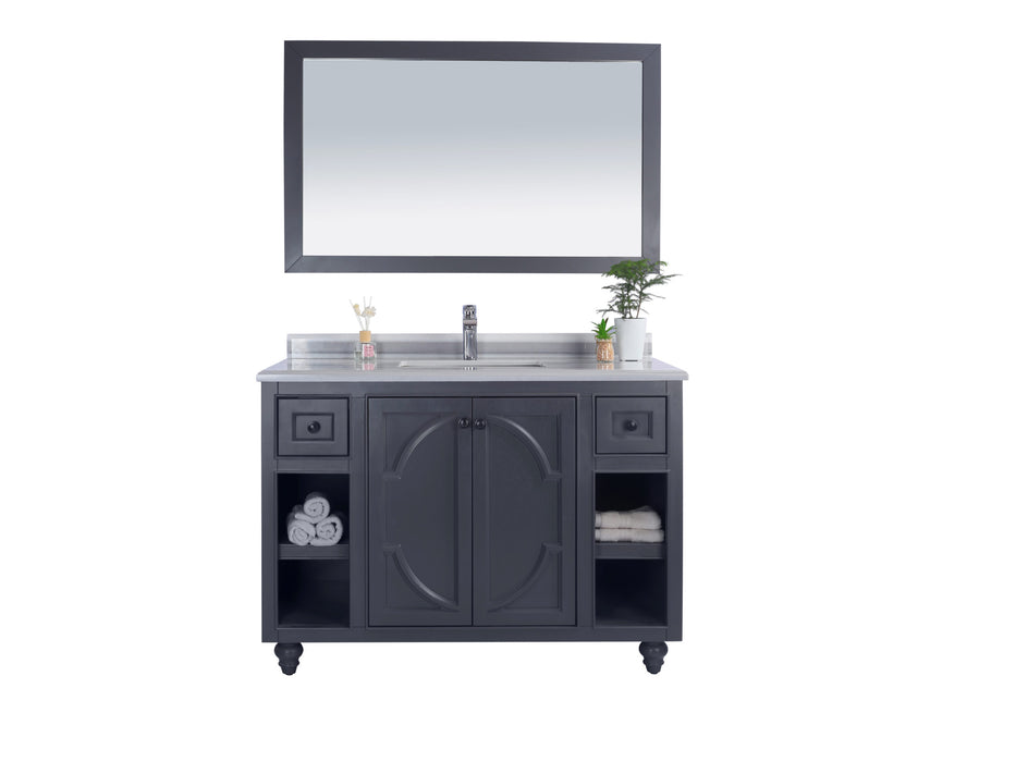 Laviva Odyssey 48" Maple Grey Bathroom Vanity With Countertop - Laviva - Ambient Home