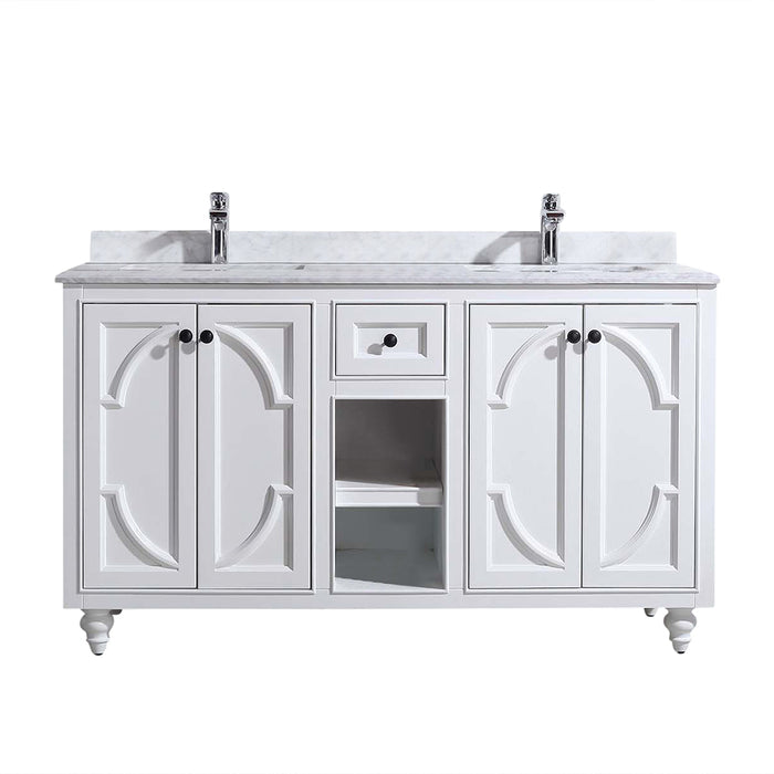 Laviva Odyssey 60" White Bathroom Vanity With Countertop - Laviva - Ambient Home