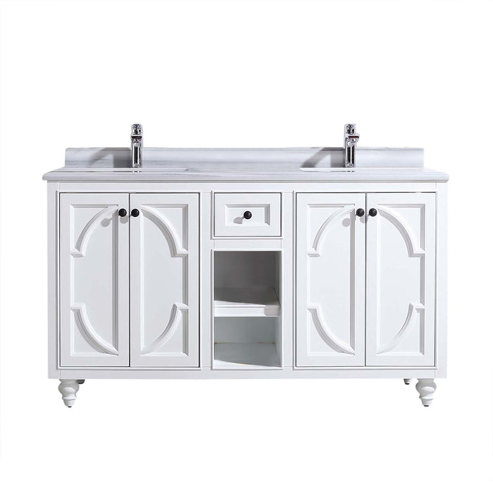 Laviva Odyssey 60" White Bathroom Vanity With Countertop - Laviva - Ambient Home