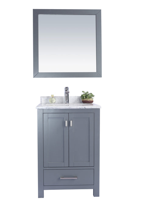 Laviva Wilson 24" Grey Bathroom Vanity With Countertop - Laviva - Ambient Home