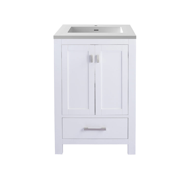 Laviva Wilson 24" White Bathroom Vanity With Countertop - Laviva - Ambient Home