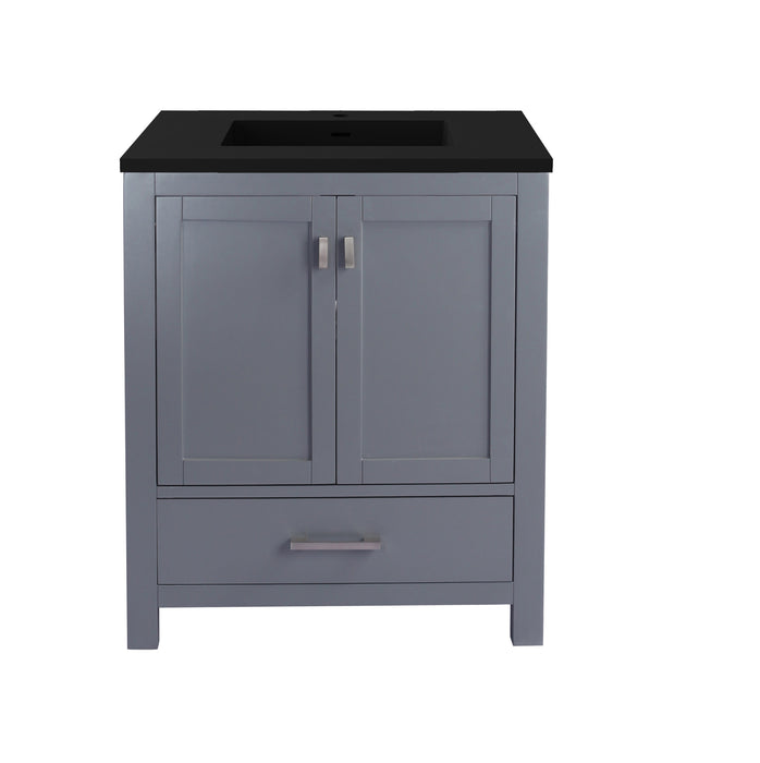 Laviva Wilson 30" Grey Bathroom Vanity With Countertop - Laviva - Ambient Home