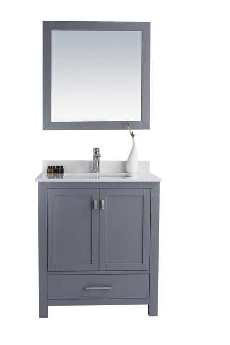 Laviva Wilson 30" Grey Bathroom Vanity With Countertop - Laviva - Ambient Home