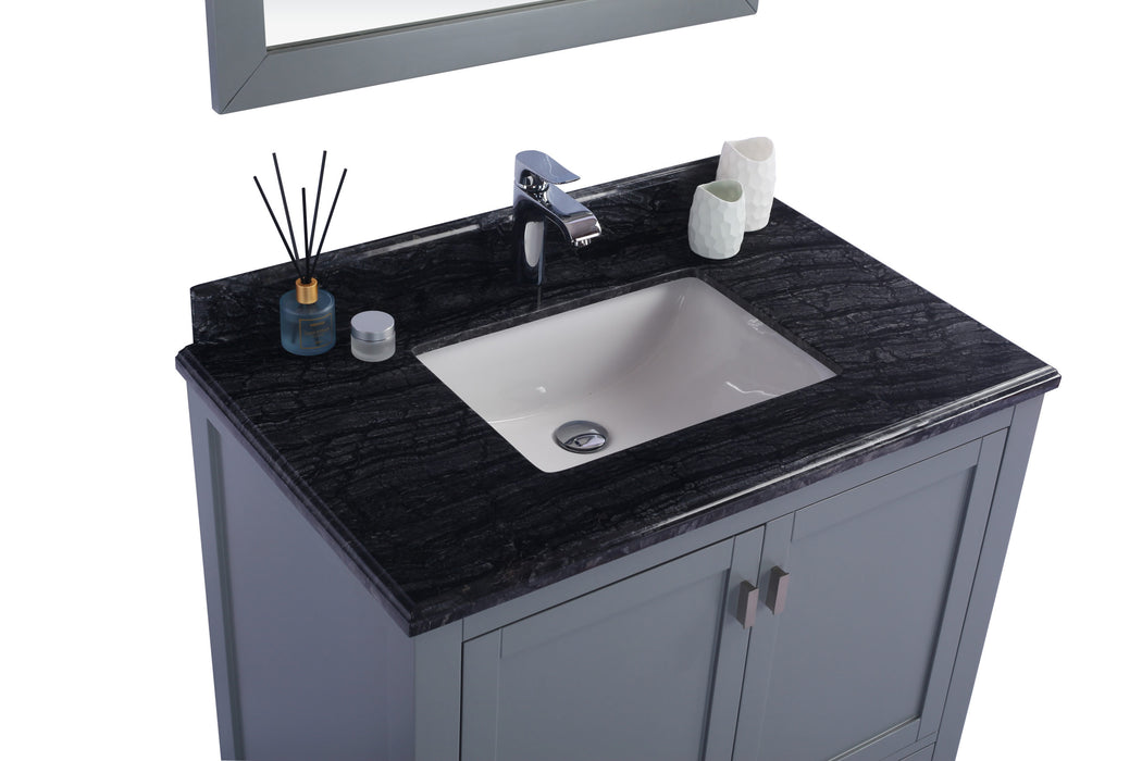 Laviva Wilson 36" Grey Bathroom Vanity With Countertop - Laviva - Ambient Home