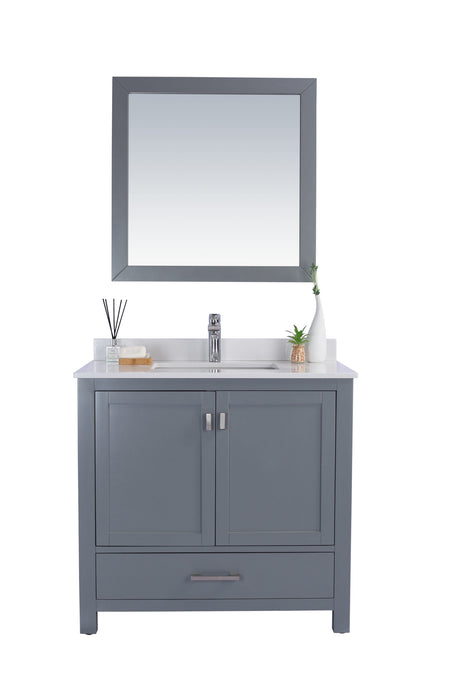 Laviva Wilson 36" Grey Bathroom Vanity With Countertop - Laviva - Ambient Home