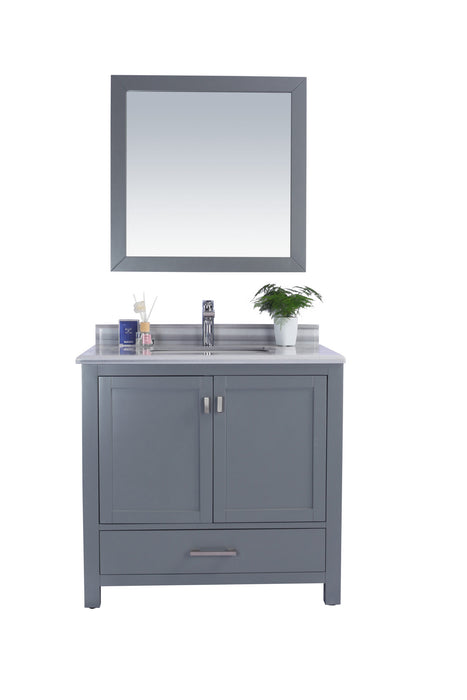 Laviva Wilson 36" Grey Bathroom Vanity With Countertop - Laviva - Ambient Home