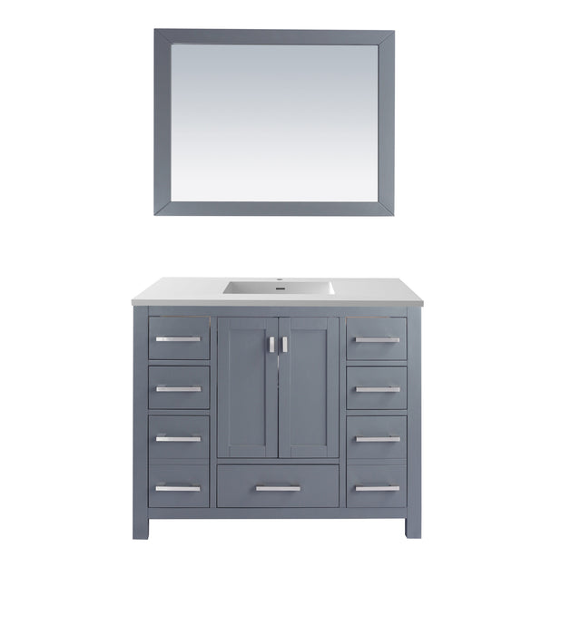 Laviva Wilson 42" Grey Bathroom Vanity With Countertop - Laviva - Ambient Home