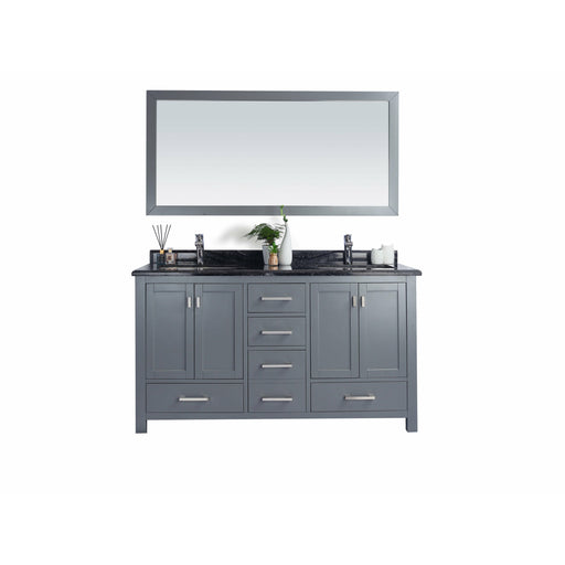 Laviva Wilson 60" Grey Bathroom Vanity With Countertop - Laviva - Ambient Home