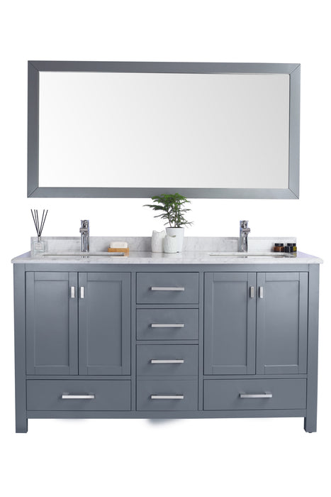 Laviva Wilson 60" Grey Bathroom Vanity With Countertop - Laviva - Ambient Home