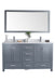 Laviva Wilson 60" Grey Bathroom Vanity With Countertop - Laviva - Ambient Home