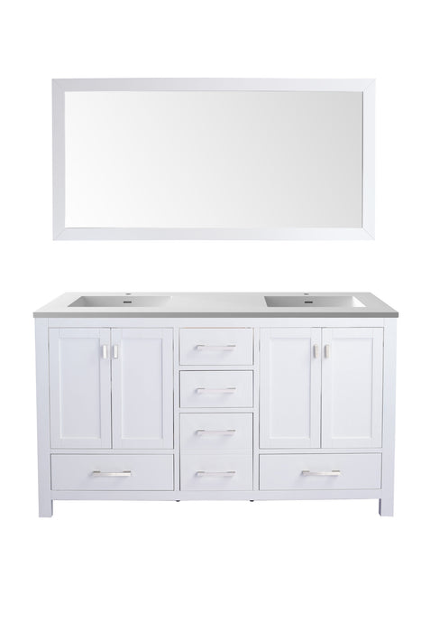 Laviva Wilson 60" White Bathroom Vanity With Countertop - Laviva - Ambient Home