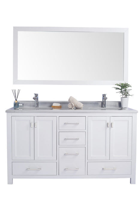 Laviva Wilson 60" White Bathroom Vanity With Countertop - Laviva - Ambient Home