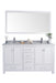 Laviva Wilson 60" White Bathroom Vanity With Countertop - Laviva - Ambient Home