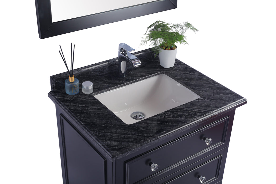 Laviva Luna 30" Espresso Bathroom Vanity With Countertop - Laviva - Ambient Home