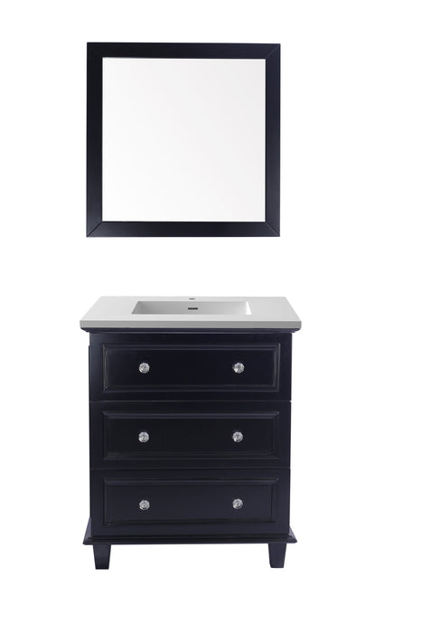 Laviva Luna 30" Espresso Bathroom Vanity With Countertop - Laviva - Ambient Home