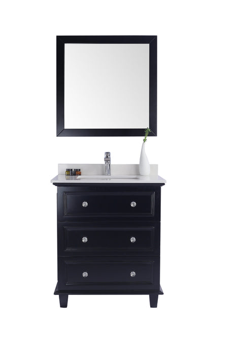 Laviva Luna 30" Espresso Bathroom Vanity With Countertop - Laviva - Ambient Home