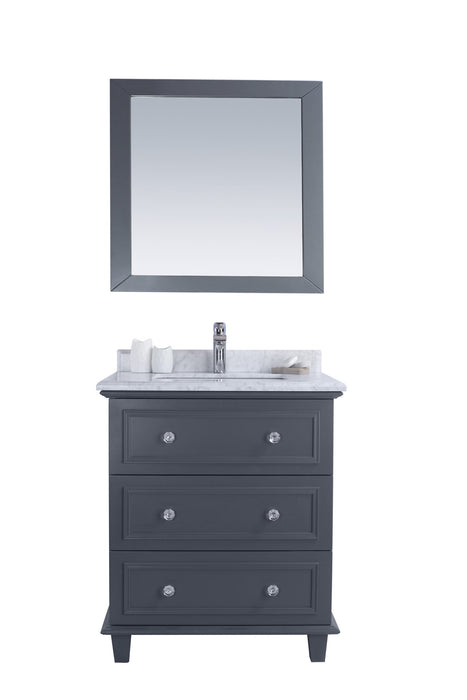 Laviva Luna 30" Maple Grey Bathroom Vanity With Countertop - Laviva - Ambient Home