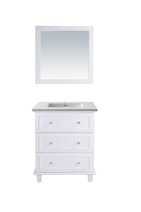 Laviva Luna 30" White Bathroom Vanity With Countertop - Laviva - Ambient Home