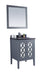 Laviva Mediterraneo 24" Grey Bathroom Vanity With Countertop - Laviva - Ambient Home