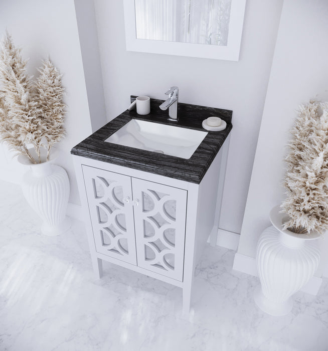 Laviva Mediterraneo 24" White Bathroom Vanity With Countertop - Laviva - Ambient Home