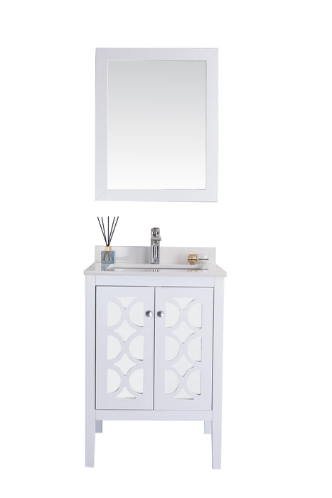 Laviva Mediterraneo 24" White Bathroom Vanity With Countertop - Laviva - Ambient Home