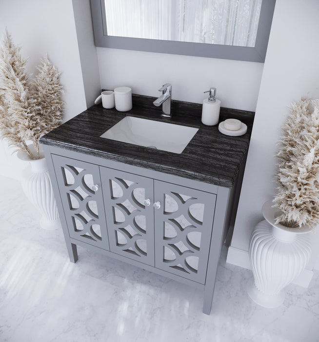 Laviva Mediterraneo 36" Grey Bathroom Vanity With Countertop - Laviva - Ambient Home