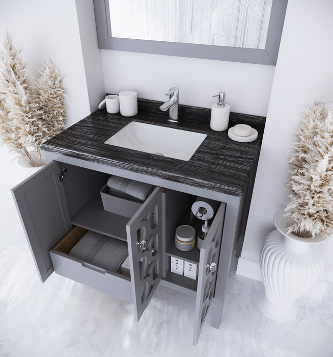 Laviva Mediterraneo 36" Grey Bathroom Vanity With Countertop - Laviva - Ambient Home