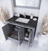 Laviva Mediterraneo 36" Grey Bathroom Vanity With Countertop - Laviva - Ambient Home