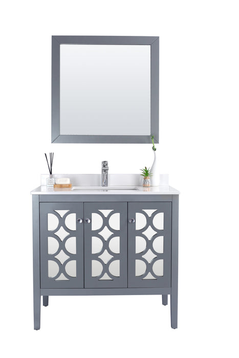 Laviva Mediterraneo 36" Grey Bathroom Vanity With Countertop - Laviva - Ambient Home