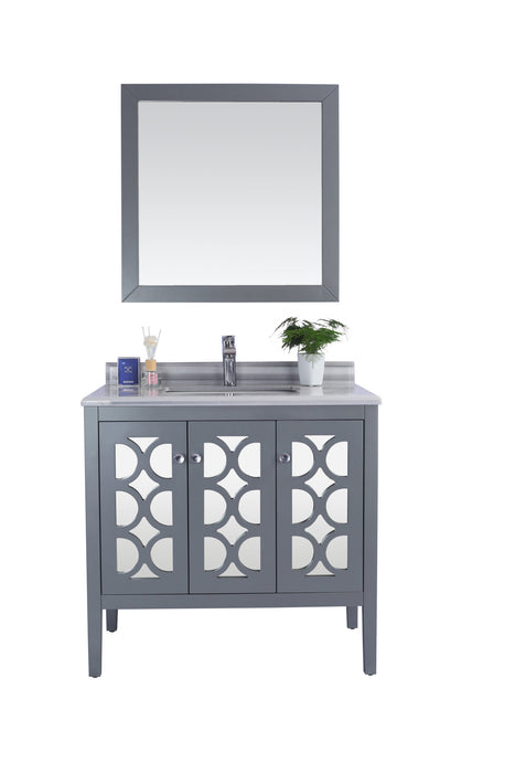 Laviva Mediterraneo 36" Grey Bathroom Vanity With Countertop - Laviva - Ambient Home