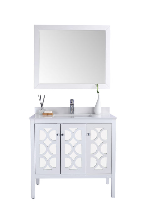Laviva Mediterraneo 36" White Bathroom Vanity With Countertop - Laviva - Ambient Home