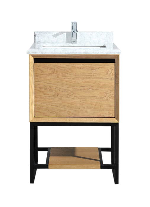 Laviva Alto 24” California White Oak Bathroom Vanity With Countertop - Laviva - Ambient Home