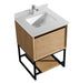 Laviva Alto 24” California White Oak Bathroom Vanity With Countertop - Laviva - Ambient Home