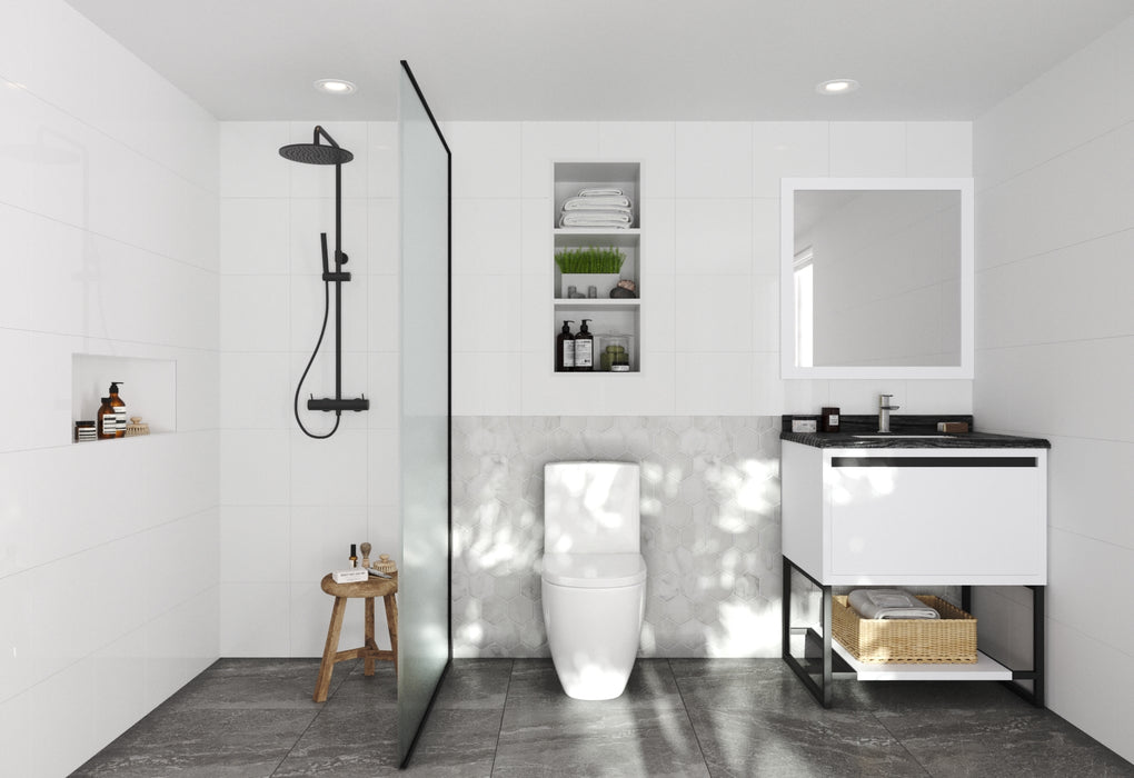 Laviva Alto 30" White Bathroom Vanity With Countertop - Laviva - Ambient Home