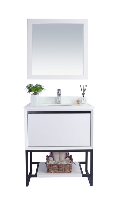 Laviva Alto 30" White Bathroom Vanity With Countertop - Laviva - Ambient Home