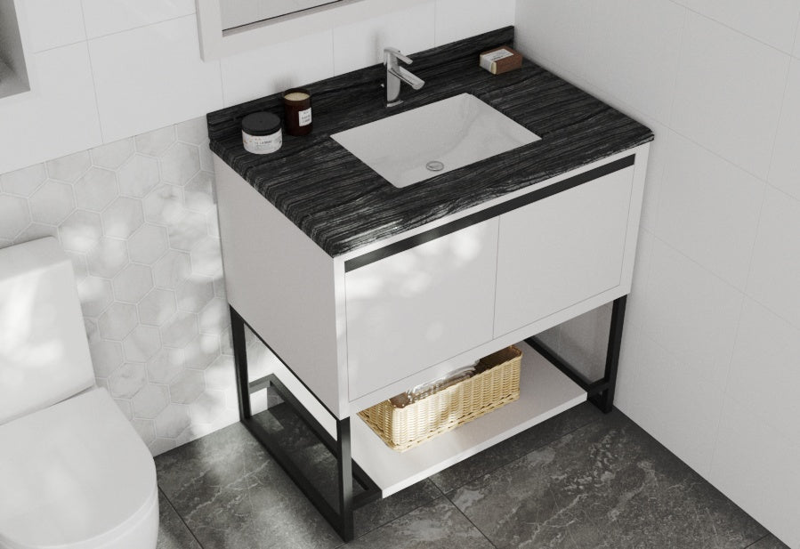 Laviva Alto 36" White Bathroom Vanity With Countertop - Laviva - Ambient Home