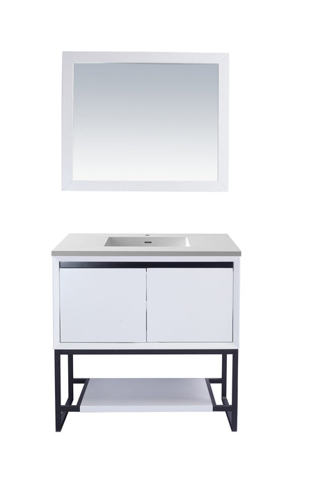 Laviva Alto 36" White Bathroom Vanity With Countertop - Laviva - Ambient Home