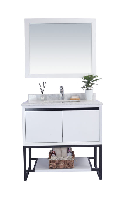 Laviva Alto 36" White Bathroom Vanity With Countertop - Laviva - Ambient Home