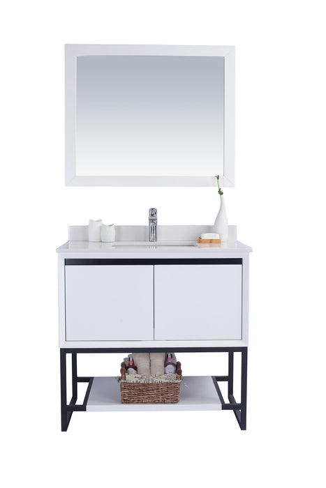 Laviva Alto 36" White Bathroom Vanity With Countertop - Laviva - Ambient Home