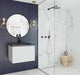 Laviva Vitri Cloud White Bathroom Vanity With Matte Black Viva Stone Solid Surface Countertop - Laviva - Ambient Home