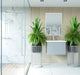 Laviva Vitri Fossil Grey Bathroom Vanity With Matte White Viva Stone Solid Surface Countertop - Laviva - Ambient Home