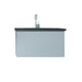 Laviva Vitri Fossil Grey Bathroom Vanity With Matte Black Viva Stone Solid Surface Countertop - Laviva - Ambient Home