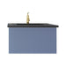 Laviva Vitri Nautical Blue Bathroom Vanity With Matte Black Viva Stone Solid Surface Countertop - Laviva - Ambient Home