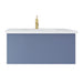 Laviva Vitri Nautical Blue Bathroom Vanity With Matte White Viva Stone Solid Surface Countertop - Laviva - Ambient Home